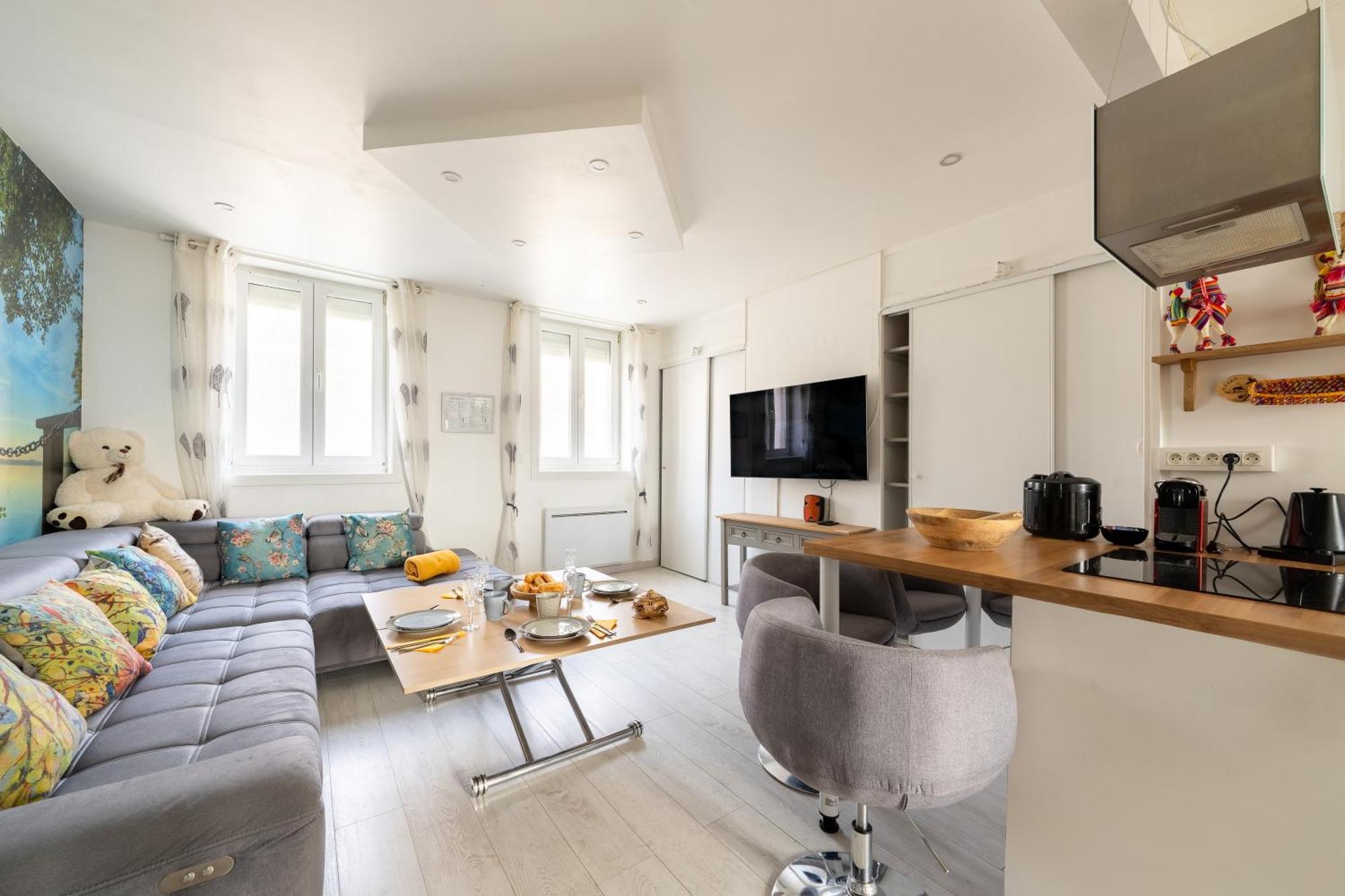 Apartamento Casa Inca Calais - Duplex Soleil Latino - Parking Free, Station Exterior foto