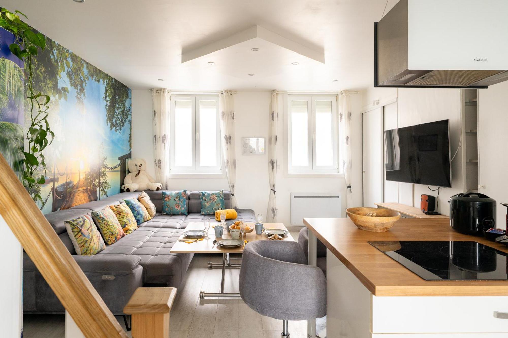 Apartamento Casa Inca Calais - Duplex Soleil Latino - Parking Free, Station Exterior foto